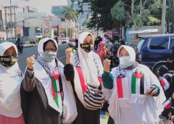 MUSLIMAT DEWAN DA’WAH LAMPUNG MENGUTUK KERAS AGRESI ISRAEL DI PALESTINA