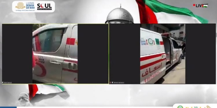 LIVE REPORT PENYALURAN BANTUAN KE PALESTINA TAHAP 3 OLEH DEWAN DAKWAH PROVINSI LAMPUNG