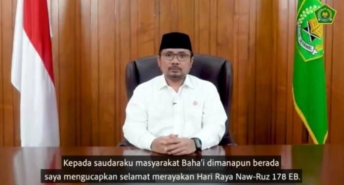 Heboh Video Menag Ucapkan Selamat Hari Raya Naw Ruz, Dewan Dakwah Bentuk Tim Peneliti Baha’i