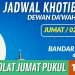 JADWAL KHOTIB JUMAT DEWAN DAKWAH LAMPUNG TANGGAL 02 JULI 2021