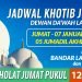 JADWAL KHOTIB JUMAT DEWAN DAKWAH LAMPUNG 07 JANUARI 2022 / 05 JUMADIL AKHIR 1443 H