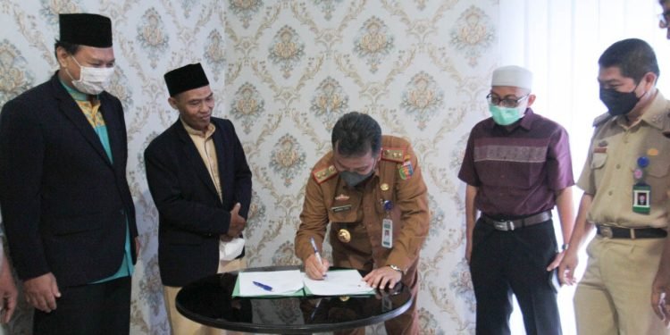 Teken MoU Dewan Dakwah Lampung dengan RSUDAM Siap laksanakan program Strategis Pembinaan Rohani