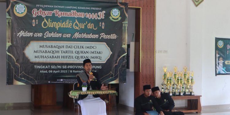 Gebyar Ramadhan : PPTQ Dewan Dakwah Lampung Kemilihg Gelar Olimpiade Qur’an