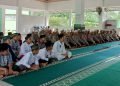 Sekolah Polisi Negara Cabang Kemiling Gelar Baksos dan Bansos di PPTQ Dewan Dakwah Lampung Kemiling