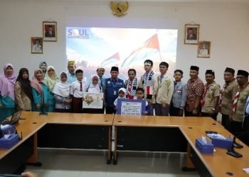 Al Kautsar Serahkan Donasi Rp 144,3 Juta Untuk Palestina Melalui Laznas Dewan Dakwah