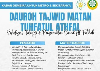 KABAR GEMBIRA UNTUK WARGA METRO & SEKITARNYA