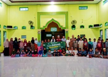 Belajar Quran Lebih Seru , Puluhan Anak di Kasui Waykanan Antusias Ikuti Pengajian di Madrasah Al Husnayain