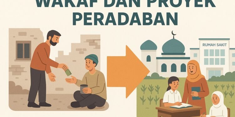 Wakaf dan Proyek Peradaban: Saatnya Umat Bangkit dari Sedekah Sesaat ke Sedekah Strategis