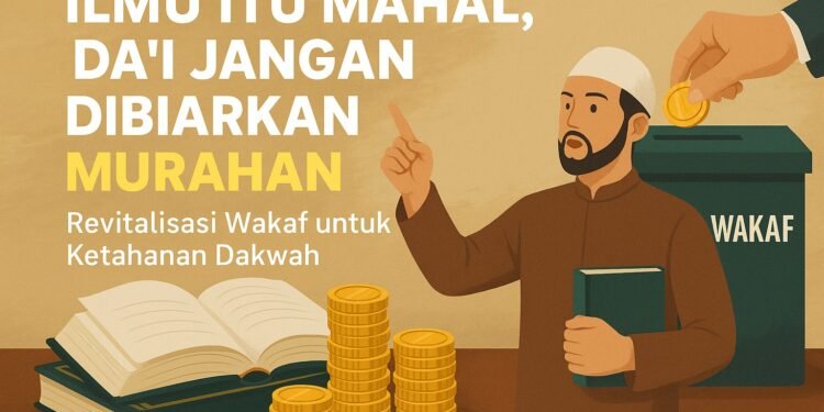 Ilmu Itu Mahal, Dai Jangan Dibiarkan Murahan: Revitalisasi Wakaf untuk Ketahanan Dakwah