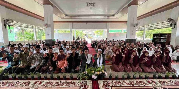 Tabligh Akbar Maulid Nabi di Bandar Lampung, Ratusan Jamaah Padati PPTQ Dewan Da’wah