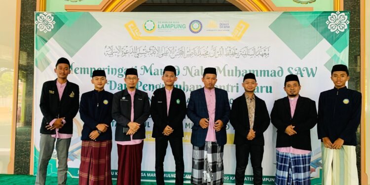 Kajian Maulid Nabi & Pengukuhan Santri Baru PPSTQ Muhammad Natsir Lampung Selatan