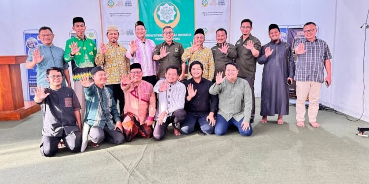 Baru Dilantik, Sekretaris Umum Dewan Dakwah Pusat Kunjungi Dewan Dakwah Lampung