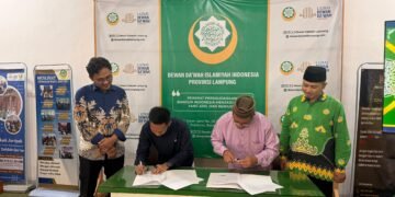 Resmi Kolaborasi! Dewan Da’wah Lampung dan PT Lampung Cerdas Mendunia Siap Cetak SDM Unggul Berkelas Global