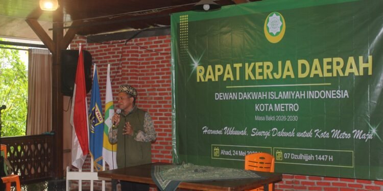 Harmoni Dakwah untuk Metro Maju”, Rakerda Dewan Da’wah Kota Metro Siapkan Program Strategis 5 Tahun ke Depan