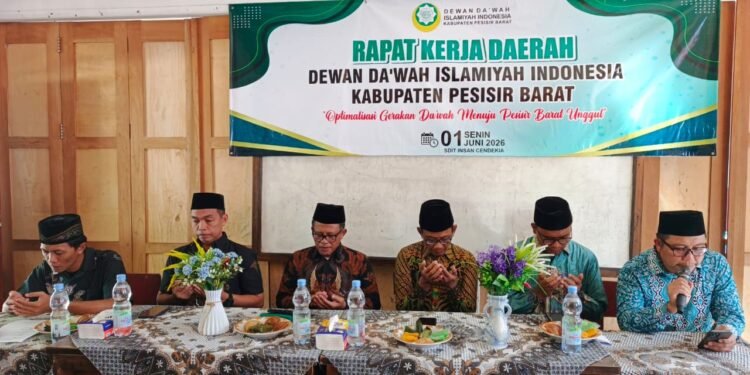 Rapat Kerja Daerah Dewan Da’wah Kabupaten Pesisir Barat 2026-2030