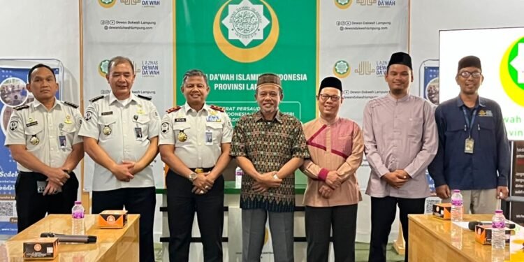 Perluas Pembinaan di Lapas, Kakanwil Ditjen Pemasyarakatan Lampung Jajaki Kerja Sama dengan Dewan Da’wah Lampung