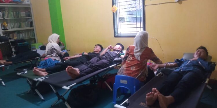 DEWAN DA’WAH LAMPUNG GELAR PELAYANAN DONOR DARAH DAN CEK KESEHATAN GRATIS PERINGATI HUT RI KE-81