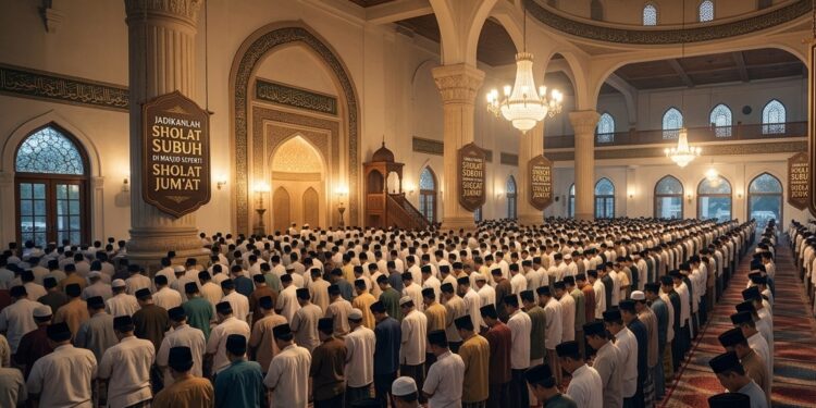 Jadikanlah Sholat Subuh di Masjid Seperti Sholat Jum’at