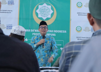 Begini Cara Ketum Dewan Dakwah Motivasi Santri PPTQ Dewan Dakwah Lampung