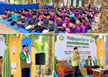 DEWAN DAKWAH LAMPUNG GELAR MUKHOYYAM QUR’AN, 350 SANTRI IKUT MEMPERINGATI HARI SANTRI NASIONAL 2026